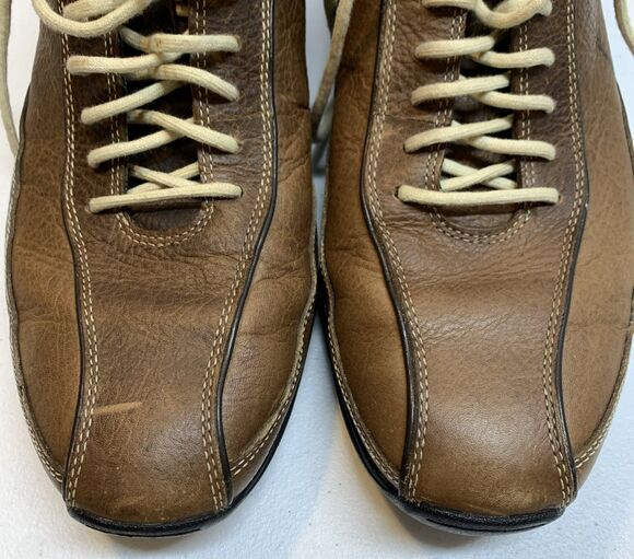 Cole Haan NikeAir Shoes Sneakers Mens 12M Brown Leather Preppy Casual Athliesure